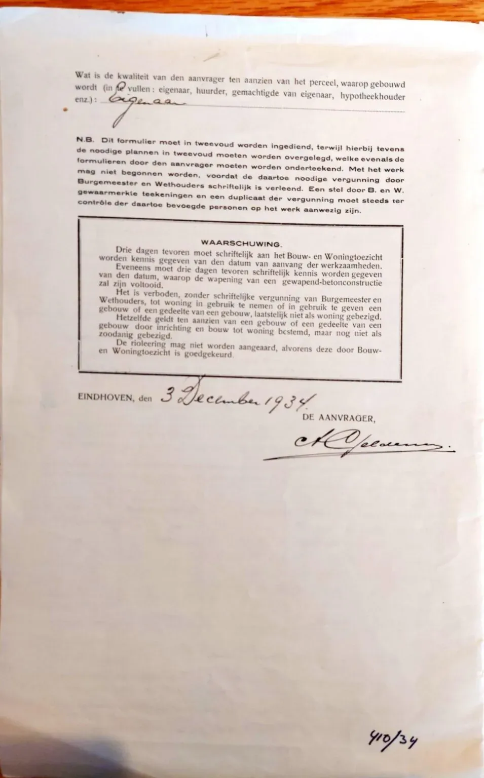 Bouwtekening Boschdijkplan