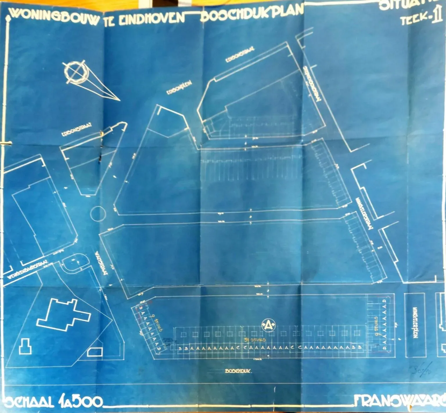 Boschdijk situatieplan percelen