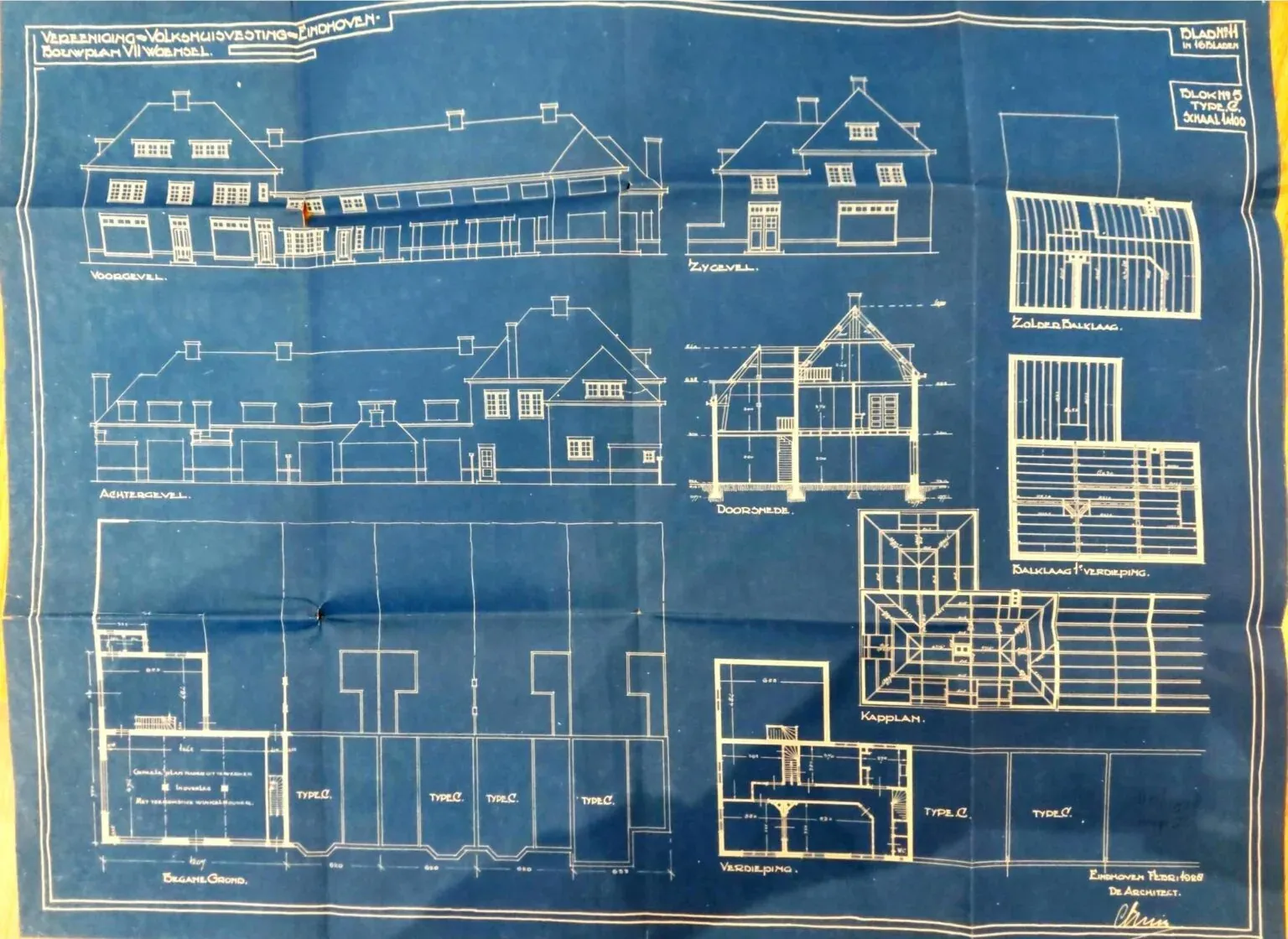 Bouwtekening Boschdijkplan