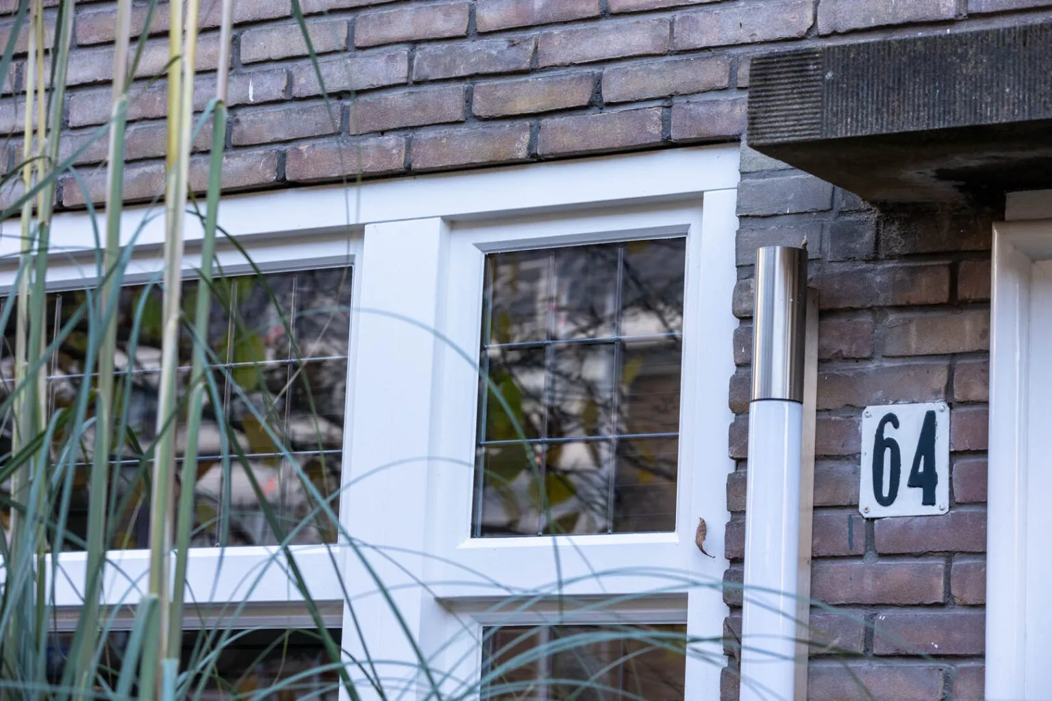 Kozijn met glas in lood